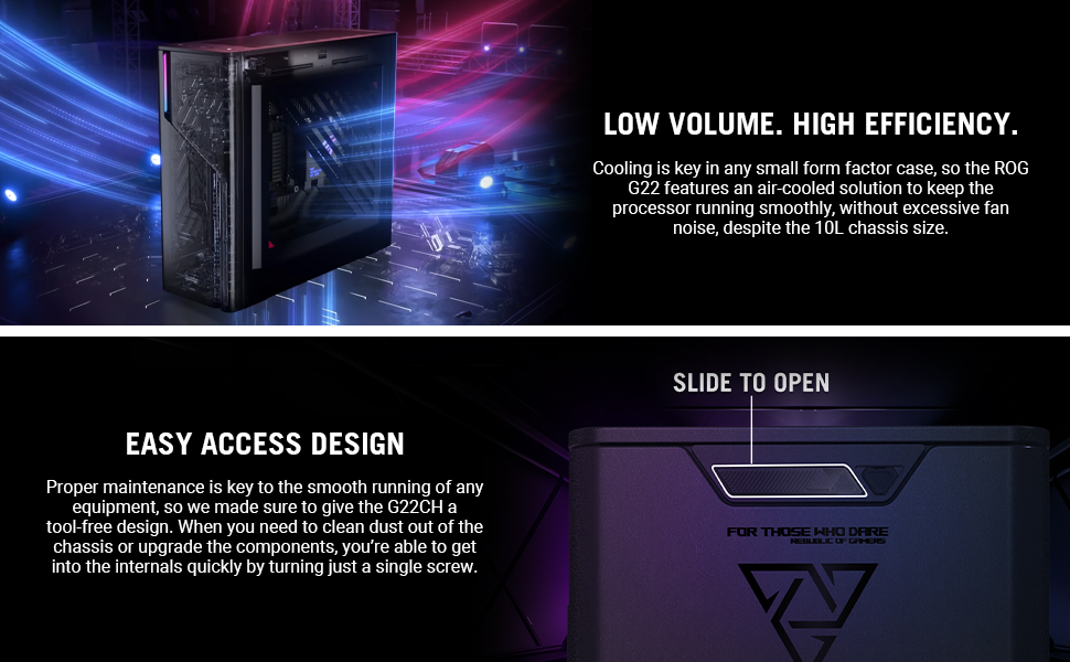 2023 ROG G22CH-PB776 Gaming Desktop PC